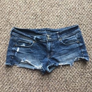 Dark Wash Denim Shorts